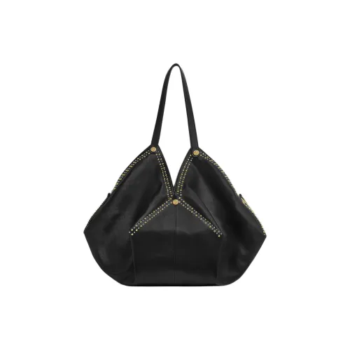 VERSACE Protea Lambskin Сумка через плечо Большая Женская Черная