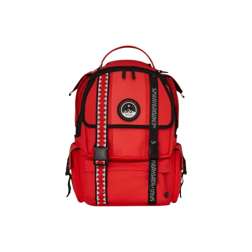 SPRAYGROUND Резина PVC Рюкзак Унисекс Красный и Черный