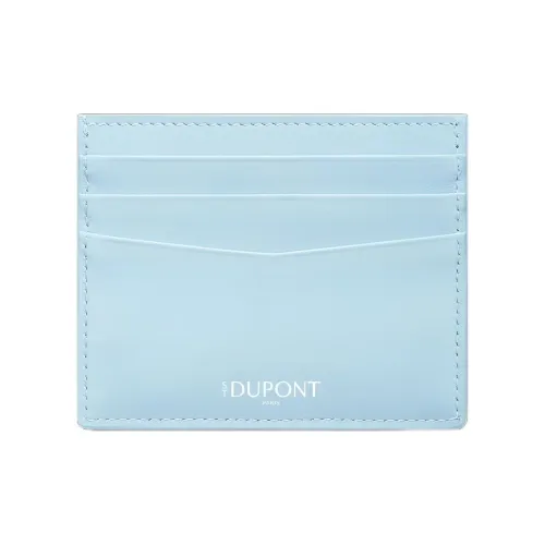 S. T.DUPONT Зернистая кожа коровы Картхолдер Женский Светло-синий