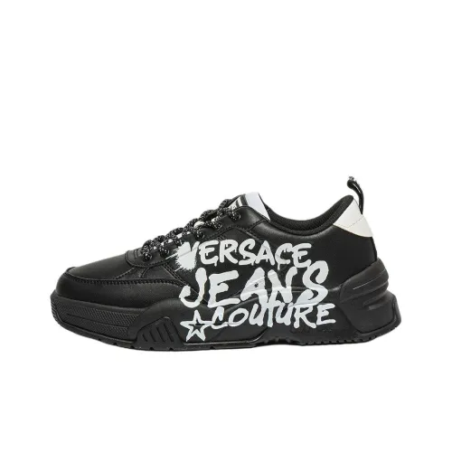 VERSACE JEANS COUTURE Низкий топ повседневный мужской черный