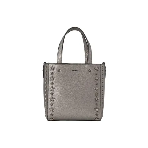 Jimmy Choo Металлик GRAIN LEATHER Сумка Женская Серебряная