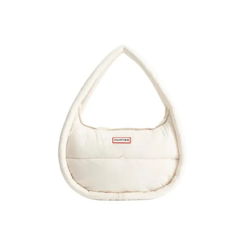 HUNTER Полиэстер Хобо Сумка Сумка через плечо Большая Унисекс Черный Белый