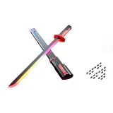 Огняной красный [Лезвие Светящееся Лезвие Вытягивающий Нож Искра Спрей 7 Цвета Свет] с 25 Кремниевыми Камнями