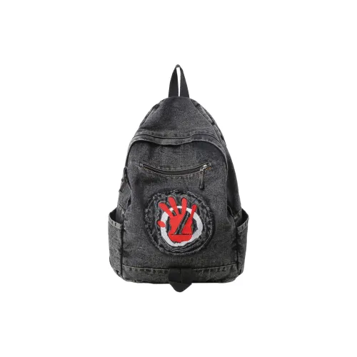 WXRX Denim Backpack Unisex Multicolor WXRX Деним Рюкзак Унисекс Многоцветный
