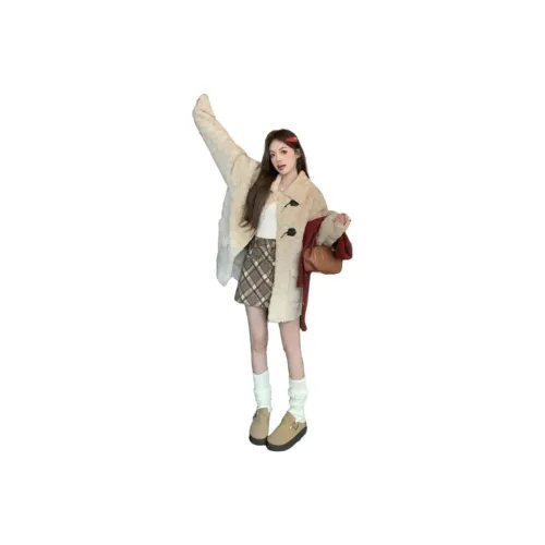 Olivia Share777 Вельвет Feel Пальто Женское