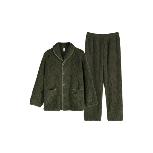 XUANJING 74469 Лесной зеленый Мужской комплект пижам