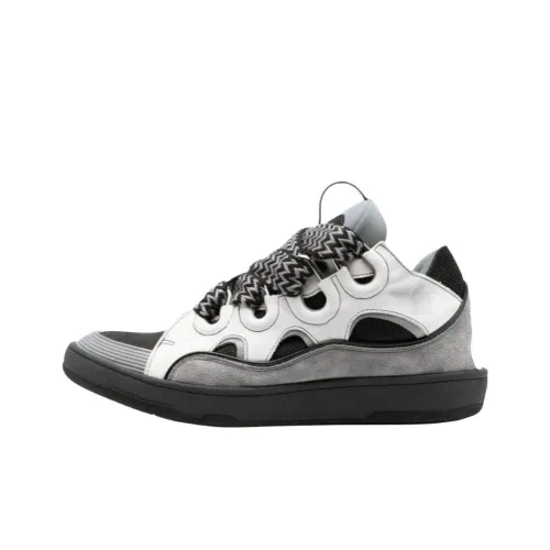 Lanvin Низкие кроссовки для скейтбординга Мужские Серые