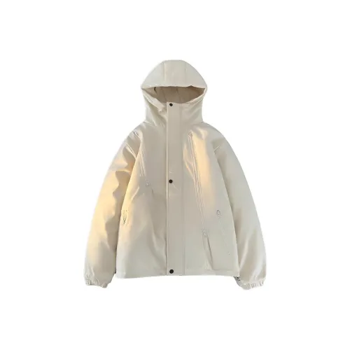 DOUBLEFISH С капюшоном пуховая куртка пальто унисекс