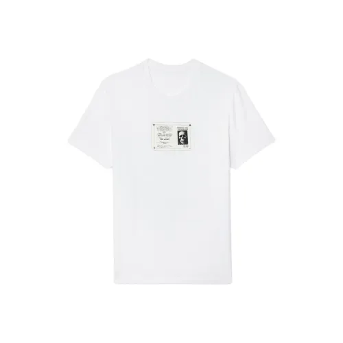 Zadig Voltaire Белая Мужская T-Рубашка