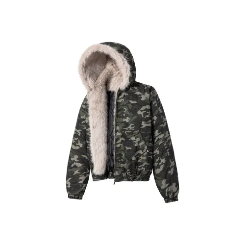 AULDEY Камуфляж Унисекс Пуховики