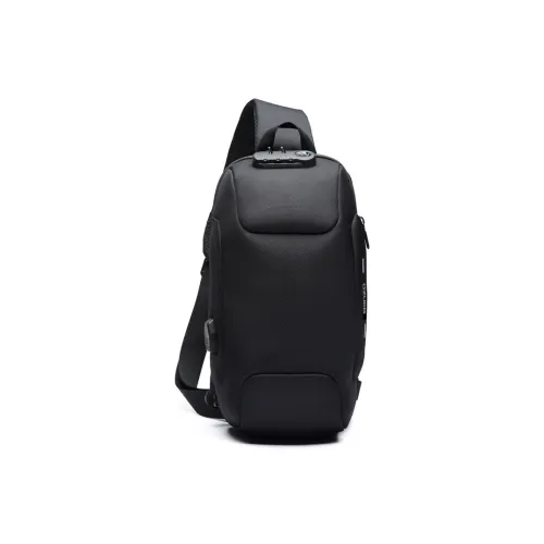 VIHUS Oxford Sling Bag Men's Black