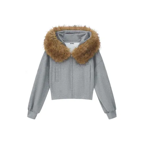 DYYPC Серый Пальто Женские Свитшоты