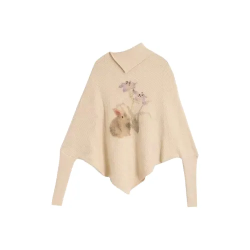 MEANALOT Бежевый Абрикос Женская Трикотажная