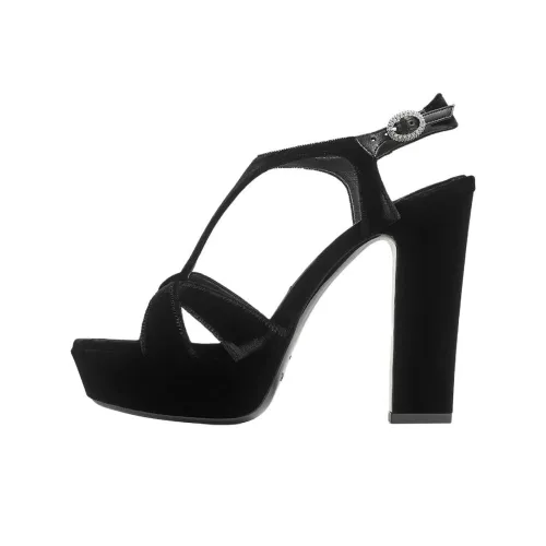 Jimmy Choo Kesia One Ремень Сандалии 12 см Женские Черные