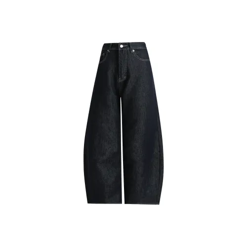 VS WHAT Оригинальные джинсы из денима синие женские