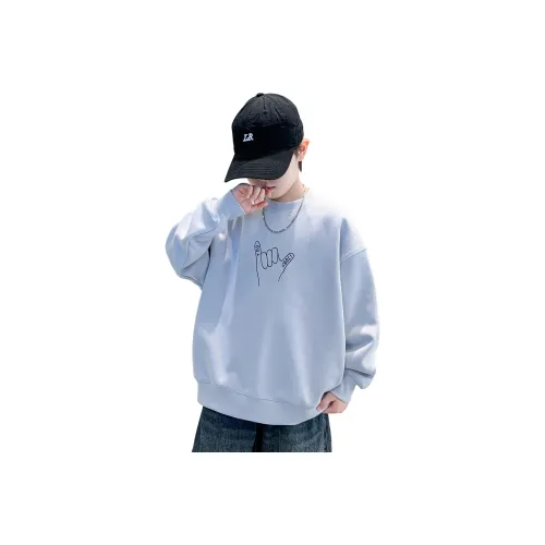 Lanza Повседневный свитшот Зимний Светло-синий Подростки