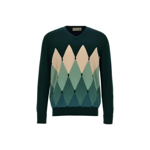 BALLANTYNE SS24 Свитер Мужской Зеленый