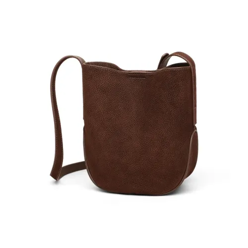 MILLIE'S Корова Кожа с Синтетической Кожей Плечевая Сумка Стандартная Женская Кофейно-Коричневая