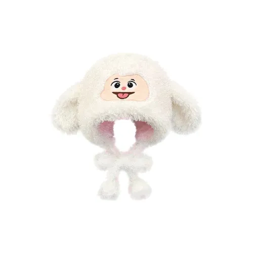 Yi Bu Kang Плюшевые шапки-бини женские