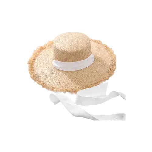 BOOLFEN Рафия Шляпы ведра Женские