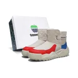 Бежево-красный, флисовая подкладка