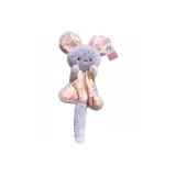 Серый, мышка, бобовый, материал, сумка