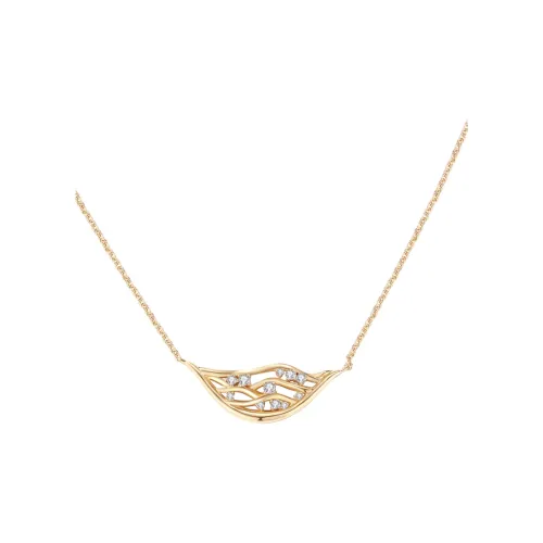 Retro Chic Ожерелья из латуни с золотым покрытием Женские