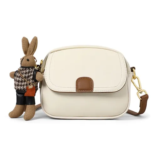 Younger Song Сумка через плечо из коровьей кожи стандартная женская цвет экрю