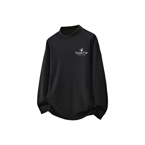 Двойная рыба Унисекс Трикотаж