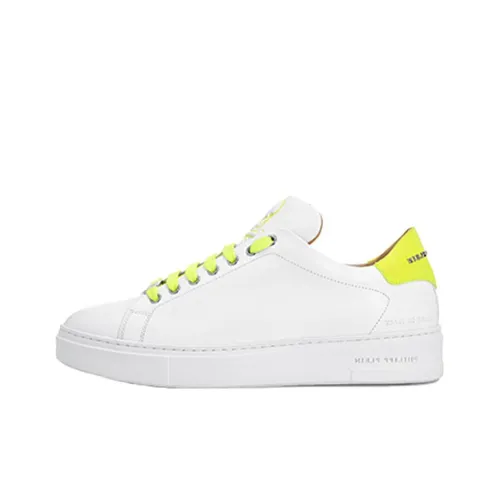 PHILIPP PLEIN Низкий топ Стильный Скейтбординг Мужской Белый