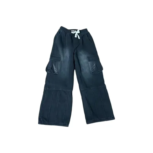 FRLMK Черные Унисекс Повседневные Штаны