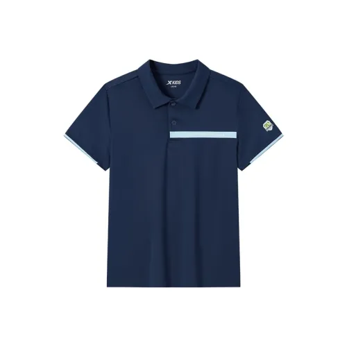 XTEP Глубокий синий Унисекс Поло