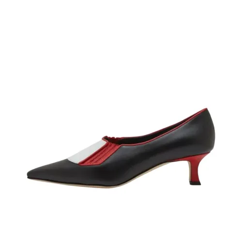 MANOLO BLAHNIK Diodoros Узкий каблук Высокие каблуки 5 см Женские Черный