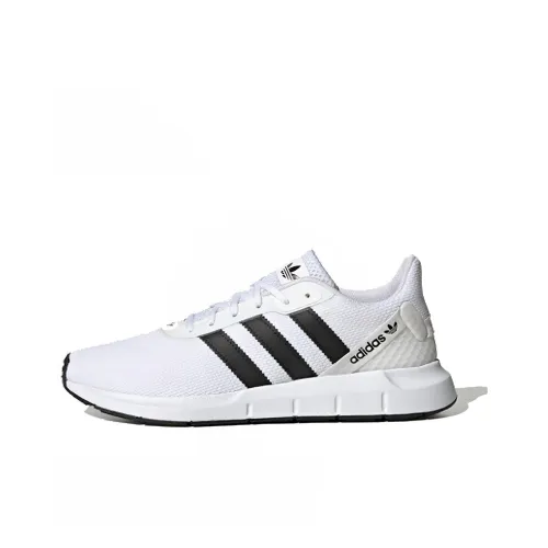 Adidas Originals Swift Run RF Slip-resistant Abrasion-resistant Lightweight Low-Top Running Shoes Unisex White Black Adidas Originals Swift Run RF Противоскользящие Износостойкие Легкие Низкие Беговые Кроссовки Унисекс Белый Черный