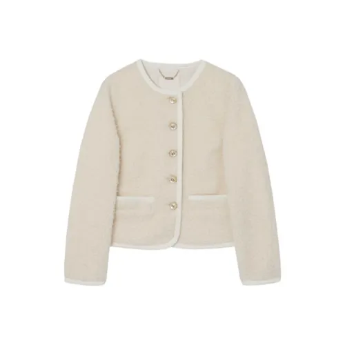 GUESS Айвори Женские Бархатные Куртки