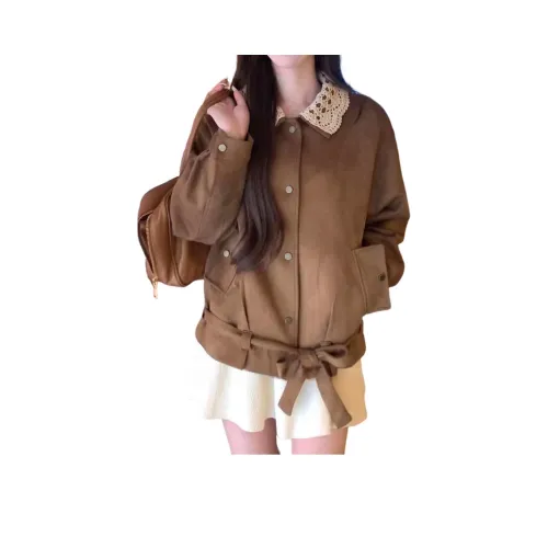 SIXUSICHOU Cropped Coat Women's