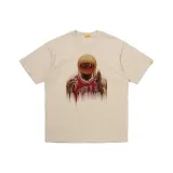 Топ цвета хаки с короткими рукавами