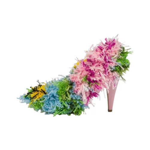 MOSCHINO Конусный каблук Высокие каблуки Женские Розовый