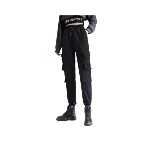 JEANSWEST Черные Женские Повседневные Брюки