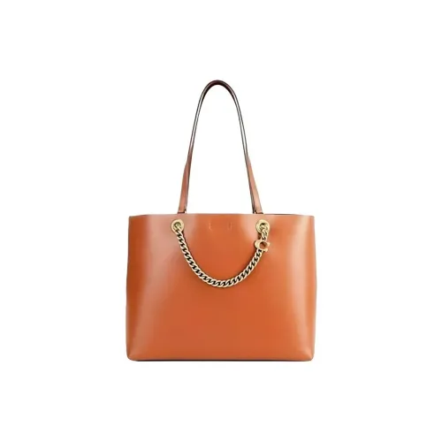 COACH Convertible Tote кожаная сумка большая женская коричневая