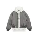 Серый + Белый худи [Зимняя специальная сделка]