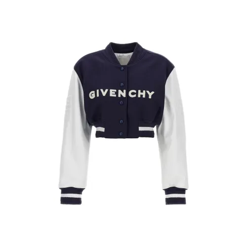 Givenchy SS23 Бейсбольная куртка Женская Синяя