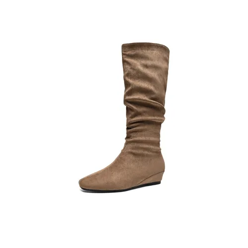 ZHR Женские высокие сапоги на колено