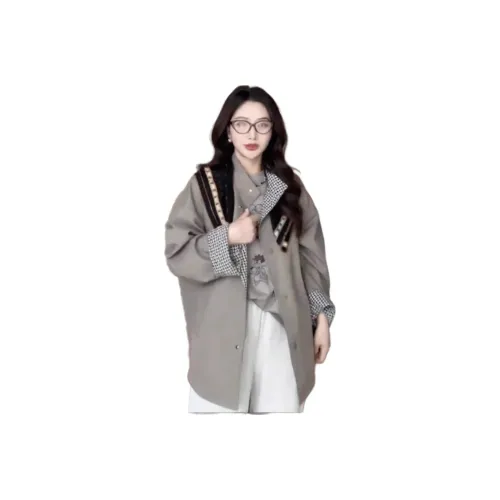 BELOVED STARRY Серый Женский Пальто