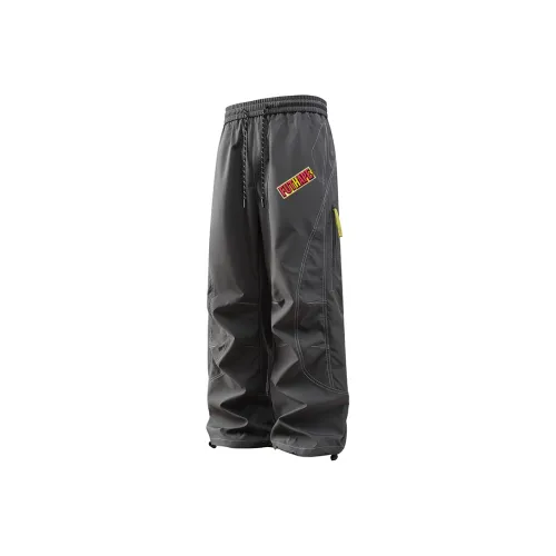 GDRG Серые Унисекс Карго Брюки