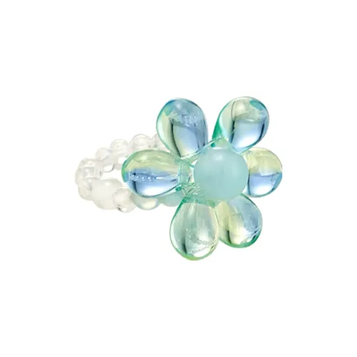 RAINY AND CLOUDY Белый Crystal Rings Женские