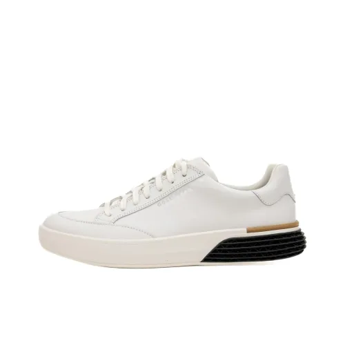 COLE HAAN Амортизация Поддержка Легкий Низкий Топ Скейтборд Кроссовки Мужские Белые