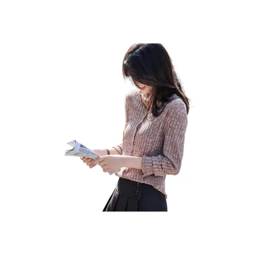 Still Quiet Кофе Женские Трикотаж