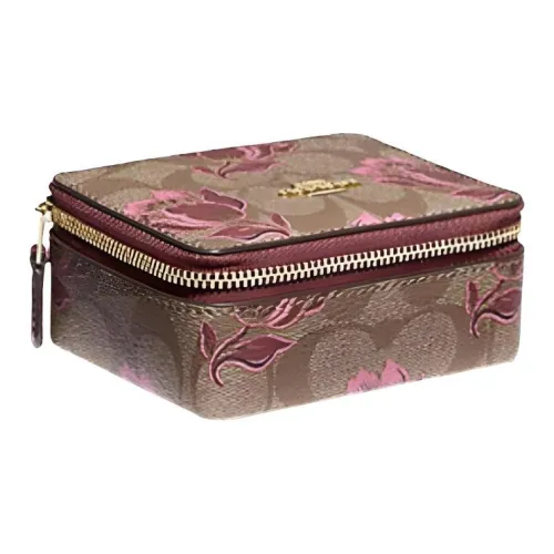 COACH Шкатулка для украшений косметички хаки женские