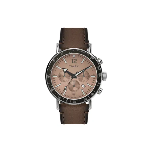 TIMEX Кварцевый механизм 43 мм розовое золото циферблат часов мужские часы